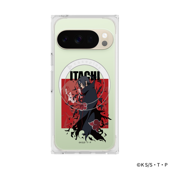 プレミアムスクエアケース with Pixelsnap［ NARUTO -ナルト- 疾風伝 - うちはイタチ ］