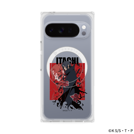 プレミアムスクエアケース with Pixelsnap［ NARUTO -ナルト- 疾風伝 - うちはイタチ ］