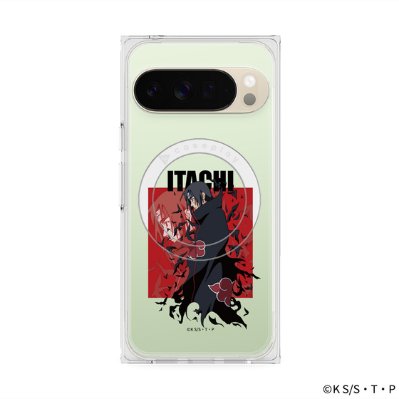 プレミアムスクエアケース with Pixelsnap［ NARUTO -ナルト- 疾風伝 - うちはイタチ ］