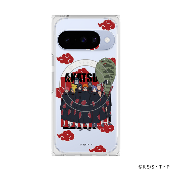 プレミアムスクエアケース with Pixelsnap［ NARUTO-ナルト- 疾風伝 - 暁 ］