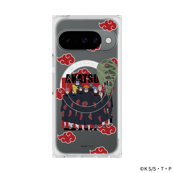 プレミアムスクエアケース with Pixelsnap［ NARUTO -ナルト- 疾風伝 - 暁 ］