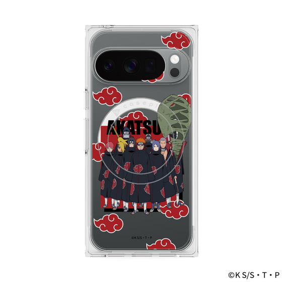 プレミアムスクエアケース with Pixelsnap［ NARUTO -ナルト- 疾風伝 - 暁 ］