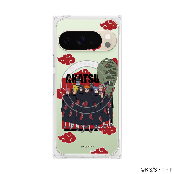 プレミアムスクエアケース with Pixelsnap［ NARUTO -ナルト- 疾風伝 - 暁 ］