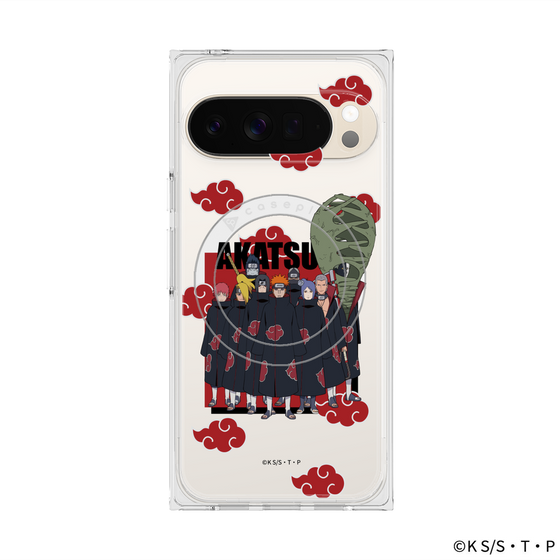 プレミアムスクエアケース with Pixelsnap［ NARUTO-ナルト- 疾風伝 - 暁 ］