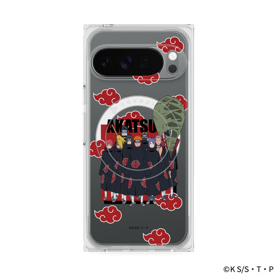 プレミアムスクエアケース with Pixelsnap［ NARUTO -ナルト- 疾風伝 - 暁 ］