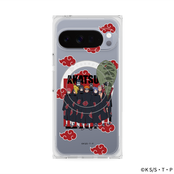 プレミアムスクエアケース with Pixelsnap［ NARUTO -ナルト- 疾風伝 - 暁 ］