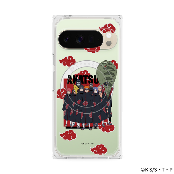 プレミアムスクエアケース with Pixelsnap［ NARUTO -ナルト- 疾風伝 - 暁 ］