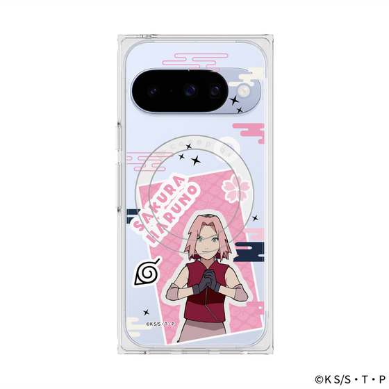 プレミアムスクエアケース with Pixelsnap［ NARUTO-ナルト- 疾風伝 - ステッカー - 春野サクラ ］