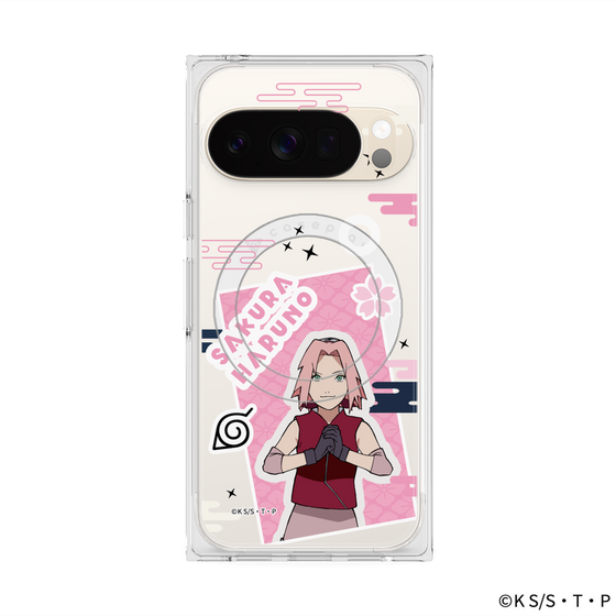 プレミアムスクエアケース with Pixelsnap［ NARUTO-ナルト- 疾風伝 - ステッカー - 春野サクラ ］