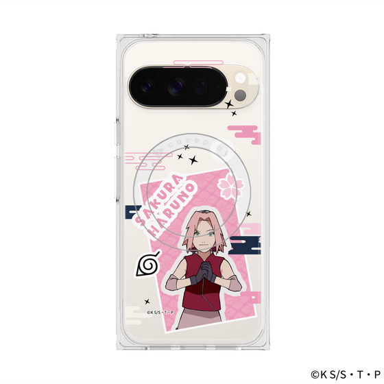 プレミアムスクエアケース with Pixelsnap［ NARUTO-ナルト- 疾風伝 - ステッカー - 春野サクラ ］