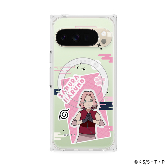 プレミアムスクエアケース with Pixelsnap［ NARUTO -ナルト- 疾風伝 - ステッカー - 春野サクラ ］