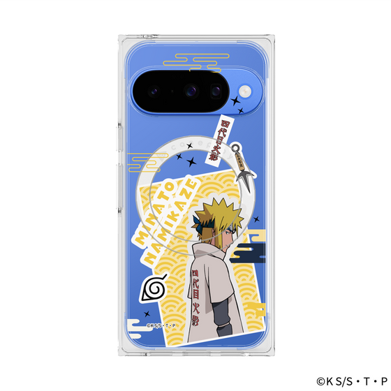 プレミアムスクエアケース with Pixelsnap［ NARUTO -ナルト- 疾風伝 - ステッカー - 波風ミナト ］