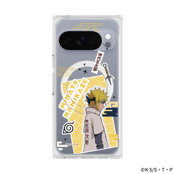 プレミアムスクエアケース with Pixelsnap［ NARUTO -ナルト- 疾風伝 - ステッカー - 波風ミナト ］