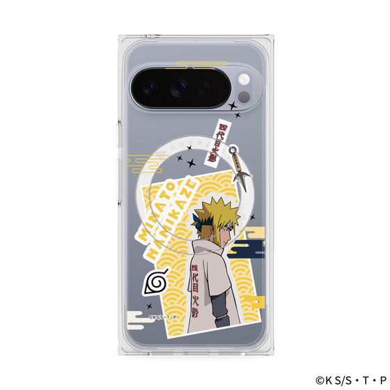 プレミアムスクエアケース with Pixelsnap［ NARUTO -ナルト- 疾風伝 - ステッカー - 波風ミナト ］