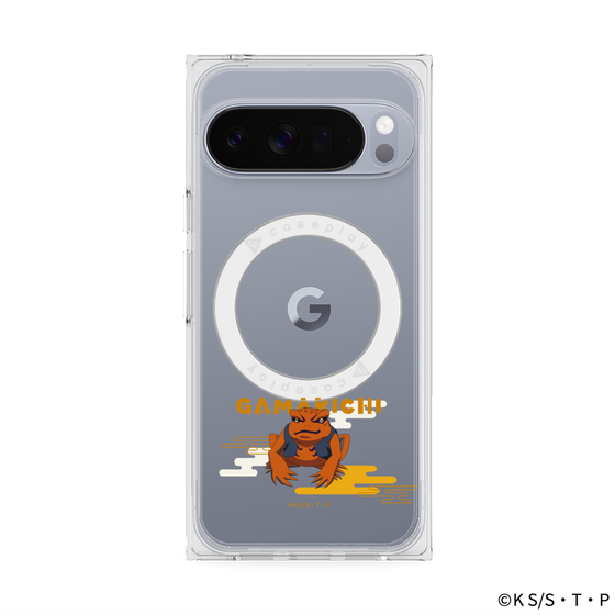 プレミアムスクエアケース with Pixelsnap［ NARUTO -ナルト- 疾風伝 - ガマ吉 ］