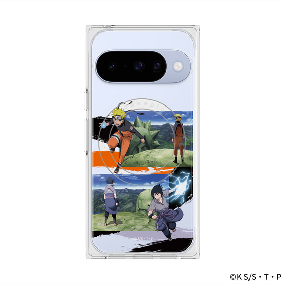 プレミアムスクエアケース with Pixelsnap［ NARUTO-ナルト- 疾風伝 - 終末の谷 ］