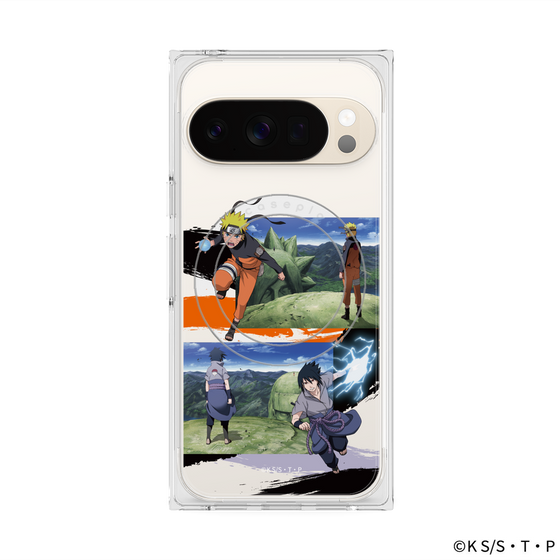 プレミアムスクエアケース with Pixelsnap［ NARUTO-ナルト- 疾風伝 - 終末の谷 ］