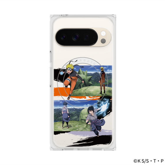 プレミアムスクエアケース with Pixelsnap［ NARUTO-ナルト- 疾風伝 - 終末の谷 ］