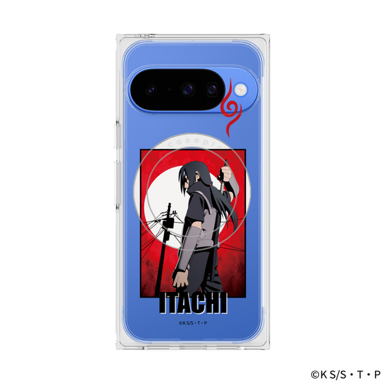 プレミアムスクエアケース with Pixelsnap［ NARUTO -ナルト- 疾風伝 - うちはイタチ - 暗部 ］