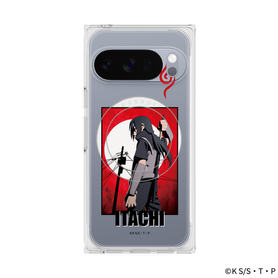 プレミアムスクエアケース with Pixelsnap［ NARUTO -ナルト- 疾風伝 - うちはイタチ - 暗部 ］