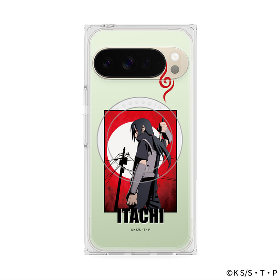 プレミアムスクエアケース with Pixelsnap［ NARUTO -ナルト- 疾風伝 - うちはイタチ - 暗部 ］