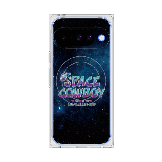 プレミアムスクエアケース with Pixelsnap［ Takanori Iwata ASIA TOUR 2025-2026 "SPACE COWBOY" - ロゴ ］