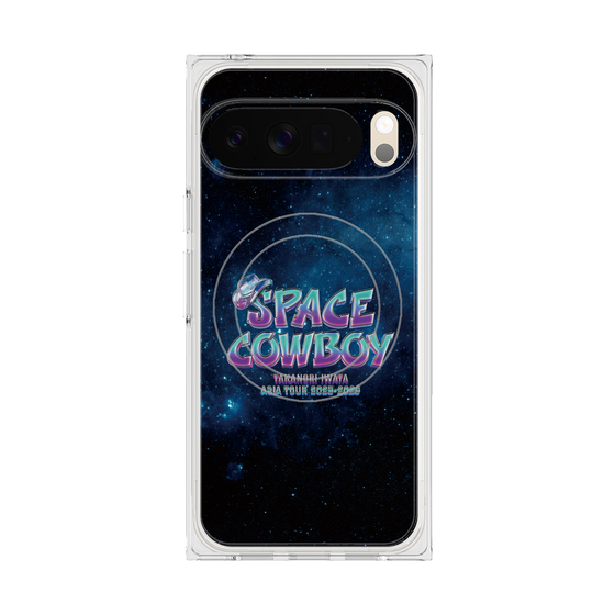 プレミアムスクエアケース with Pixelsnap［ Takanori Iwata ASIA TOUR 2025-2026 "SPACE COWBOY" - ロゴ ］