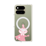 プレミアムスクエアケース with Pixelsnap［ MOOMIN - Little My - Smile face ］