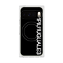 プレミアムスクエアケース with Pixelsnap［ 1PIU1UGUALE3 - ロゴ vertical - ブラック ］
