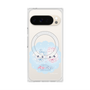 プレミアムスクエアケース with Pixelsnap［ まじかるベリーベリー - すとろべりーとぶるべりー - ブルー ］
