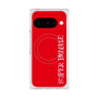 プレミアムスクエアケース with Pixelsnap［ SUPER PRIVATE - ロゴ - Red ］