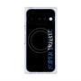 プレミアムスクエアケース with Pixelsnap［ SUPER PRIVATE - ロゴ - Black ］