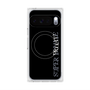プレミアムスクエアケース with Pixelsnap［ SUPER PRIVATE - ロゴ - Black ］