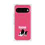 プレミアムスクエアケース with Pixelsnap［ BUDOG - ピンク ］