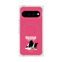 プレミアムスクエアケース with Pixelsnap［ BUDOG - ピンク ］