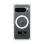 プレミアムスクエアケース with Pixelsnap［ Neo-Porte - UN KNOCK ロゴ ］