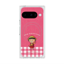 プレミアムスクエアケース with Pixelsnap［ ちびまる子ちゃん - ピンクチェック ］