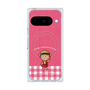 プレミアムスクエアケース with Pixelsnap［ ちびまる子ちゃん - ピンクチェック ］