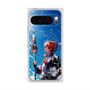 プレミアムスクエアケース with Pixelsnap［ 白猫プロジェクト NEW WORLD'S - 赤髪の冒険家 - 覚醒フォト ］