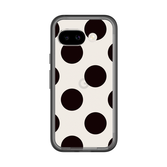 スリムプロテクションプレミアムケース［ シンプルドット - Black ］