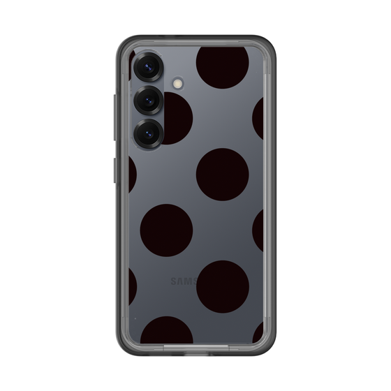 スリムプロテクションプレミアムケース［ シンプルドット - Black ］