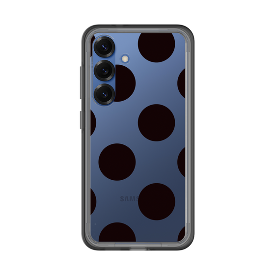 スリムプロテクションプレミアムケース［ シンプルドット - Black ］