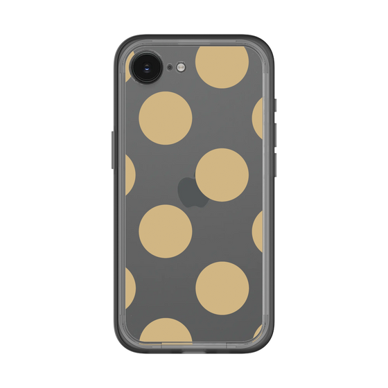 スリムプロテクションプレミアムケース［ シンプルドット - Beige ］