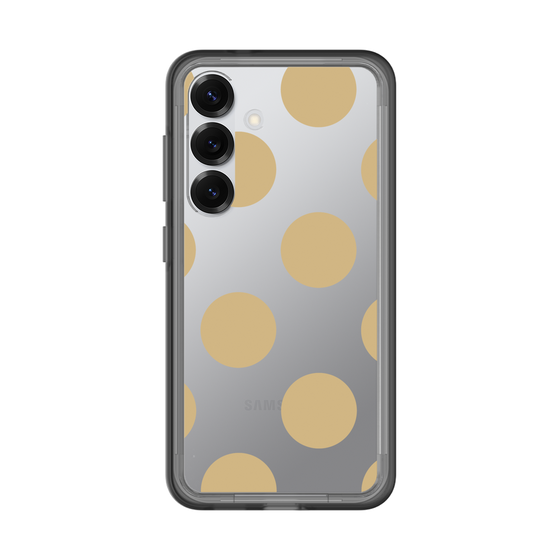 スリムプロテクションプレミアムケース［ シンプルドット - Beige ］