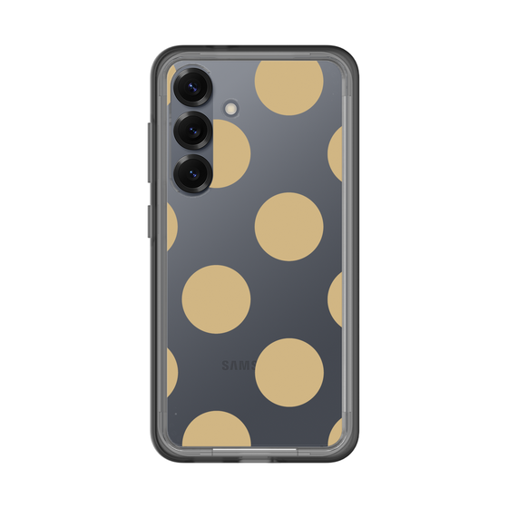 スリムプロテクションプレミアムケース［ シンプルドット - Beige ］