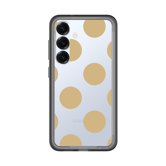 スリムプロテクションプレミアムケース［ シンプルドット - Beige ］