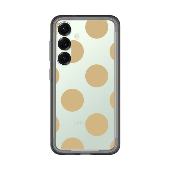 スリムプロテクションプレミアムケース［ シンプルドット - Beige ］