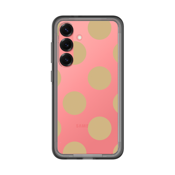 スリムプロテクションプレミアムケース［ シンプルドット - Beige ］