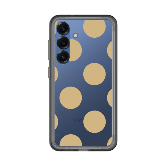 スリムプロテクションプレミアムケース［ シンプルドット - Beige ］
