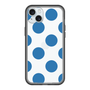 スリムプロテクションプレミアムケース［ シンプルドット - Blue ］